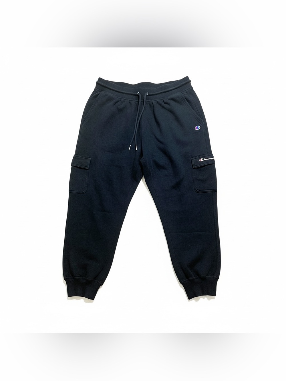 Champion Women’s XL Black Cargo Jogger Sweatpants Cotton Blend